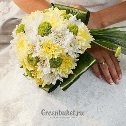 Классический круглый, Монобукет из одного вида цветов name от Green Buket 1