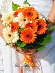 Классический круглый, Монобукет из одного вида цветов, Классический вытянутый name от Green Buket 1