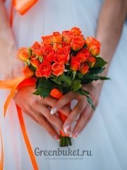 Классический круглый, Монобукет из одного вида цветов, Классический вытянутый name от Green Buket 1