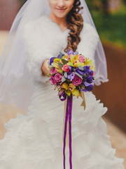 Классический круглый name от Студия цветочного дизайна 2 Florista 2