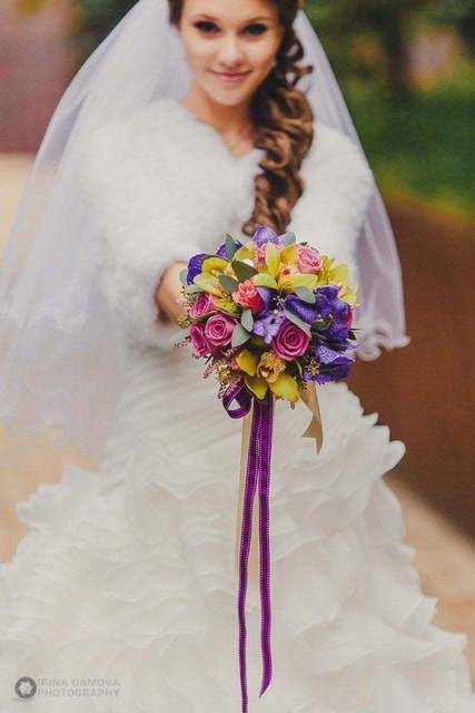 Классический круглый name от Студия цветочного дизайна 2 Florista 2