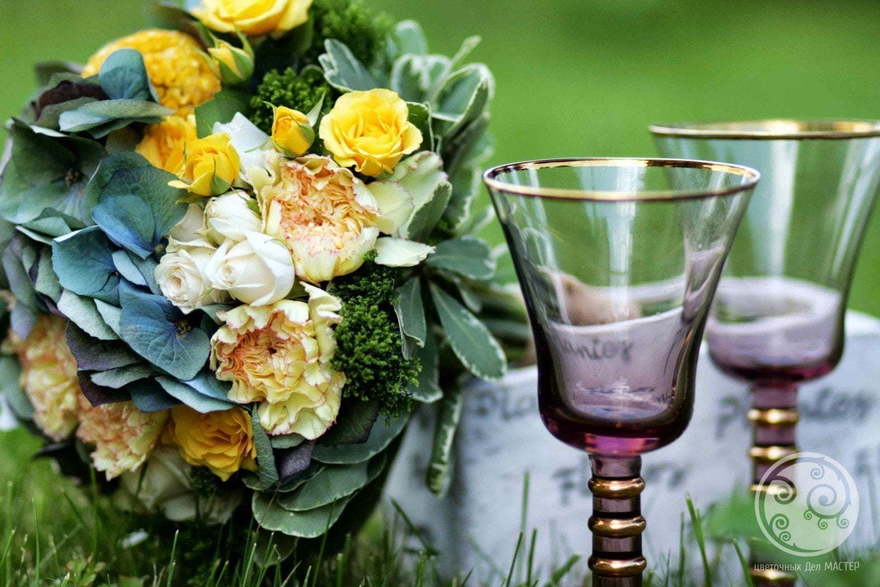 Классический круглый name от Студия декора и флористики Цветочных Дел МАСТЕР 3