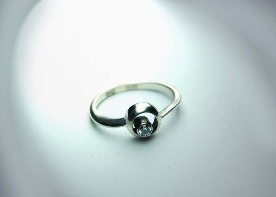 Помолвочное кольцо Invisible из Серебро от Ювелирный салон Jewellery Art 1