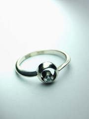 Помолвочное кольцо Invisible из Серебро от Ювелирный салон Jewellery Art 1