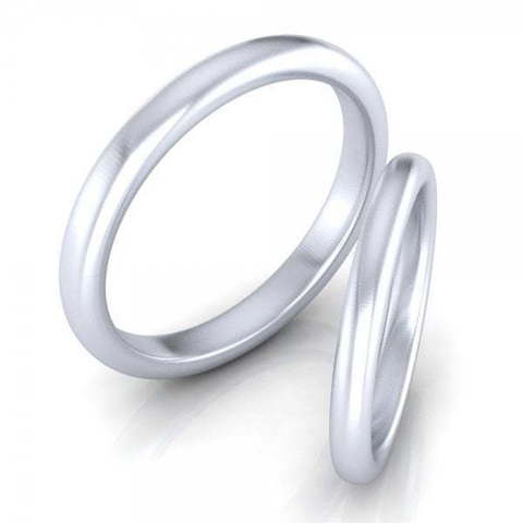 Обручальное кольцо из белого золота AOG-WRB-049 из Белое золото от Ювелирный салон Art of glow 1