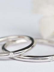 Обручальное кольцо из белого золота AOG-WRB-051 из Белое золото от Ювелирный салон Art of glow 2