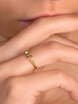 Помолвочное кольцо с сердечком и бриллиантом AOG-ER-0080 из Желтое золото от Ювелирный салон Art of glow 3