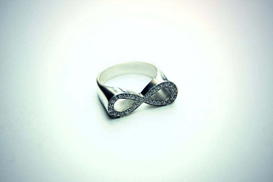 Помолвочное кольцо Бесконечность из Серебро от Ювелирный салон Jewellery Art 1