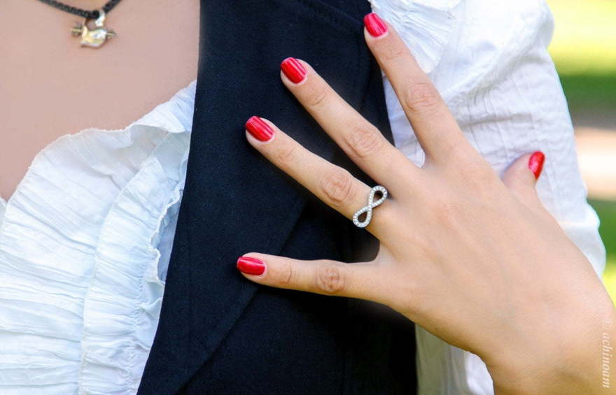 Помолвочное кольцо Бесконечность из Серебро от Ювелирный салон Jewellery Art 2