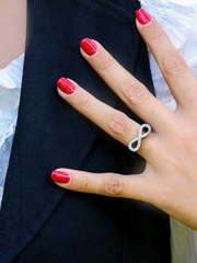 Помолвочное кольцо Бесконечность из Серебро от Ювелирный салон Jewellery Art 2