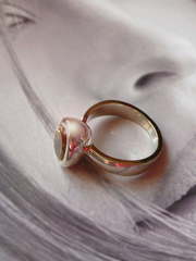 Помолвочное кольцо Цитрин из Розовое (красное) золото от Ювелирный салон Jewellery Art 2