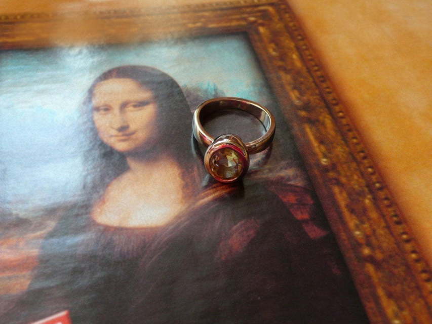 Помолвочное кольцо Цитрин из Розовое (красное) золото от Ювелирный салон Jewellery Art 9