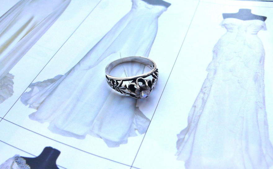 Помолвочное кольцо Elegance из Серебро от Ювелирный салон Jewellery Art 2