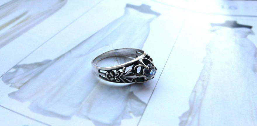 Помолвочное кольцо Elegance из Серебро от Ювелирный салон Jewellery Art 4