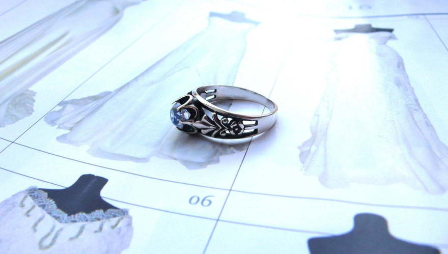 Помолвочное кольцо Elegance из Серебро от Ювелирный салон Jewellery Art 5