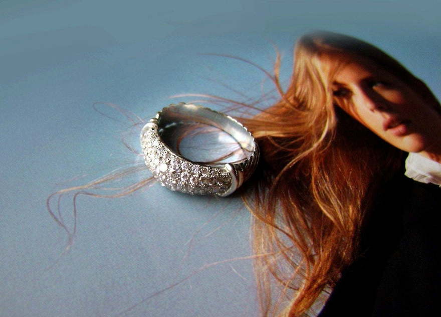 Помолвочное кольцо Гора света из Серебро от Ювелирный салон Jewellery Art 6