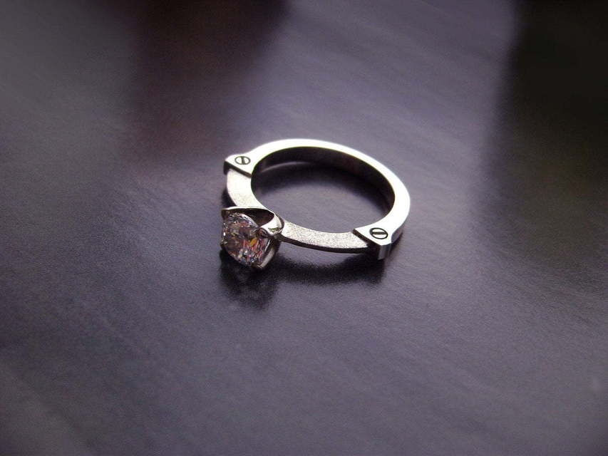 Помолвочное кольцо Винтики из Серебро от Ювелирный салон Jewellery Art 1