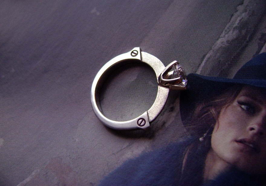 Помолвочное кольцо Винтики из Серебро от Ювелирный салон Jewellery Art 2