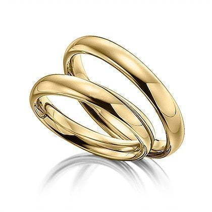 Обручальное кольцо Classic 1 из Белое золото, Желтое золото от Ювелирный салон Jewellery Art 1