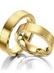 Обручальное кольцо CLASSIC 2 из Белое золото, Желтое золото от Ювелирный салон Jewellery Art 1
