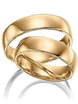 Обручальное кольцо Classic 4 из Белое золото, Розовое (красное) золото от Ювелирный салон Jewellery Art 1