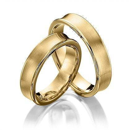 Обручальное кольцо Classic 6 из Белое золото, Желтое золото от Ювелирный салон Jewellery Art 1