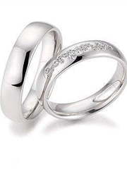 Обручальные кольца Classic 9 из Белое золото от Ювелирный салон Jewellery Art 1