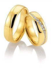 Обручальные кольца Romantic 15 из Желтое золото от Ювелирный салон Jewellery Art 1