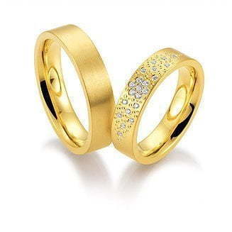 Обручальные кольца Glamoure 5 из Желтое золото от Ювелирный салон Jewellery Art 1