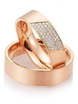Обручальные кольца Glamoure 3 из Розовое (красное) золото от Ювелирный салон Jewellery Art 1