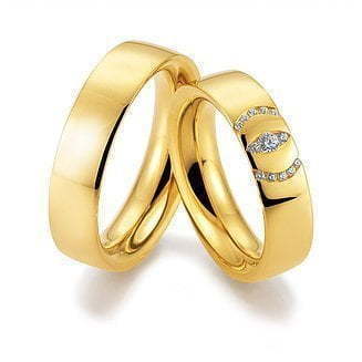 Обручальные кольца Glamoure 9 из Желтое золото от Ювелирный салон Jewellery Art 1