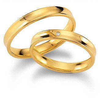 Обручальные кольца Romantic 17 из Желтое золото от Ювелирный салон Jewellery Art 1