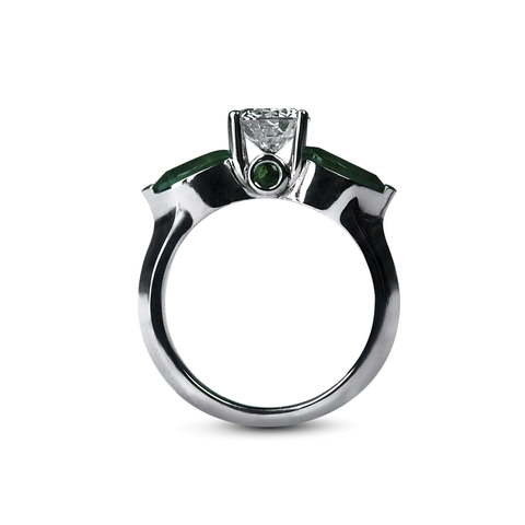 Помолвочное кольцо Горный Эдельвейс из Белое золото от Ювелирный салон Эталон 2