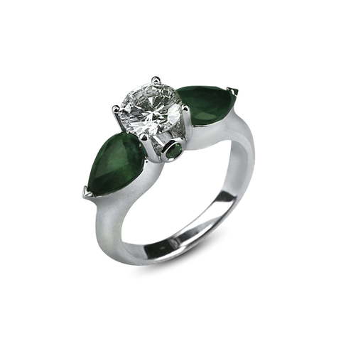 Помолвочное кольцо Горный Эдельвейс из Белое золото от Ювелирный салон Эталон 3