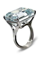 Помолвочное кольцо с топазом из Белое золото от Ювелирный салон Эталон 1