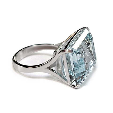 Помолвочное кольцо с топазом из Белое золото от Ювелирный салон Эталон 3