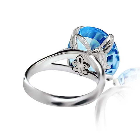 Помолвочное кольцо Брызги океана из Белое золото от Ювелирный салон Эталон 2