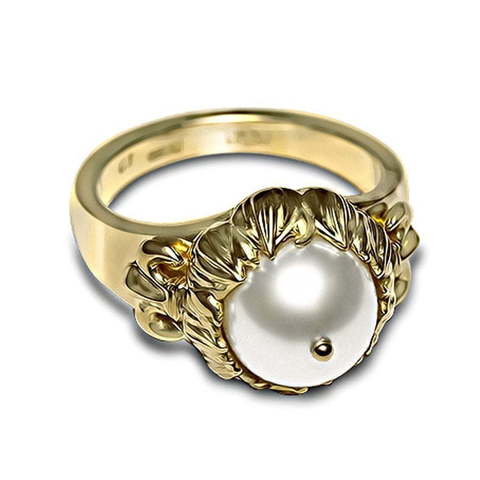 Помолвочное кольцо Лилия из Желтое золото от Ювелирный салон Эталон 1