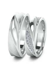 Обручальные кольца из Белое золото, Желтое золото, Платина от Ювелирный салон Эталон 2