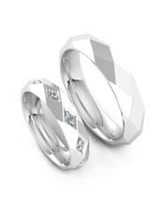 Обручальные кольца из Белое золото, Желтое золото, Платина от Ювелирный салон Эталон 1