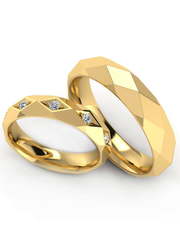 Обручальные кольца из Белое золото, Желтое золото, Платина от Ювелирный салон Эталон 2