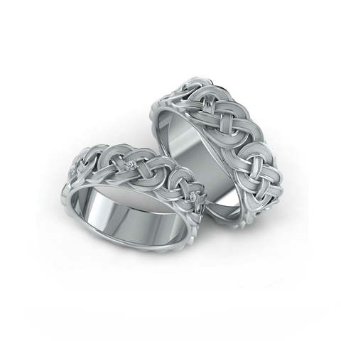 Обручальные кольца из Желтое золото, Белое золото, Платина от Ювелирный салон Эталон 2