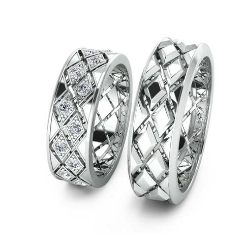 Обручальные кольца из Белое золото, Платина от Ювелирный салон Эталон 2