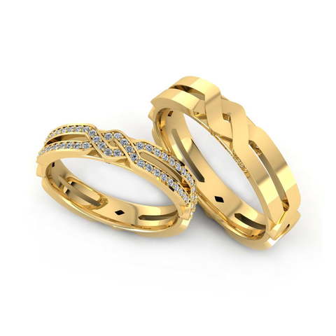 Обручальные кольца из Желтое золото, Белое золото, Платина от Ювелирный салон Эталон 2