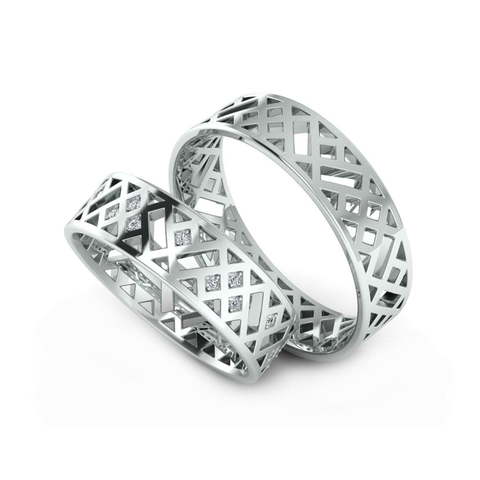 Обручальные кольца из Желтое золото, Белое золото, Платина от Ювелирный салон Эталон 2