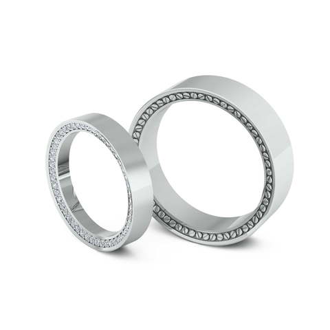 Обручальные кольца из Желтое золото, Белое золото от Ювелирный салон Эталон 2