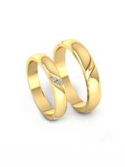 Обручальные кольца из Белое золото, Желтое золото, Платина от Ювелирный салон Эталон 2