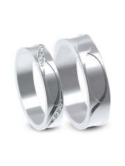 Обручальные кольца из Белое золото, Платина от Ювелирный салон Эталон 1