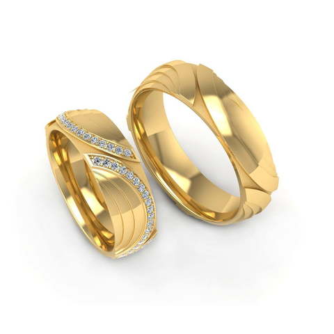 Обручальные кольца из Желтое золото, Белое золото, Платина от Ювелирный салон Эталон 2