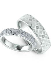 Обручальные кольца из Белое золото, Желтое золото, Платина от Ювелирный салон Эталон 2